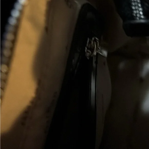 Guess Glossy Black Toiletry Bag - Picture 3 of 3